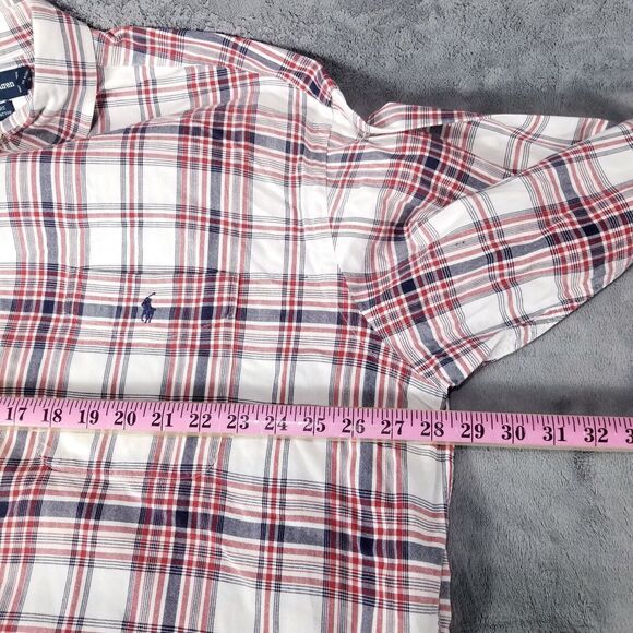 Ralph Lauren Blaire Shirt Mens XXL Plaid Button Down Long Sleeve Collared - Picture 3 of 9